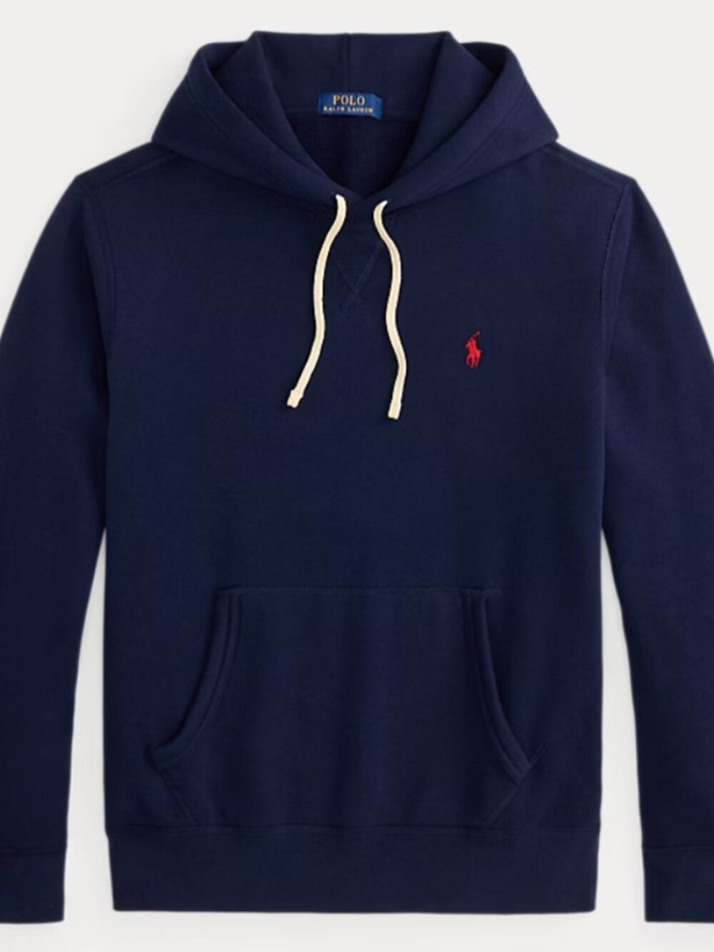 NEW Polo Ralph Lauren RL Fleece Hoodie - Navy - Medium